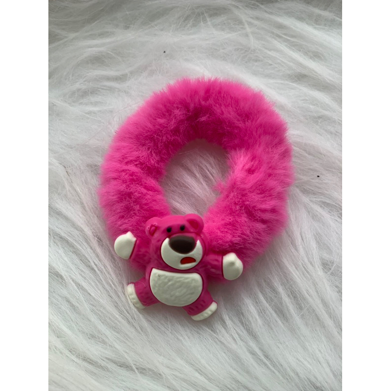 Set scrunchies lông gấu losto