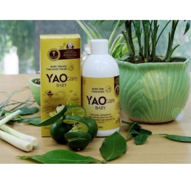 Nước tắm gội thảo dược YAOCARE Baby cho Bé - Chai 250ml - Yaocare DKX