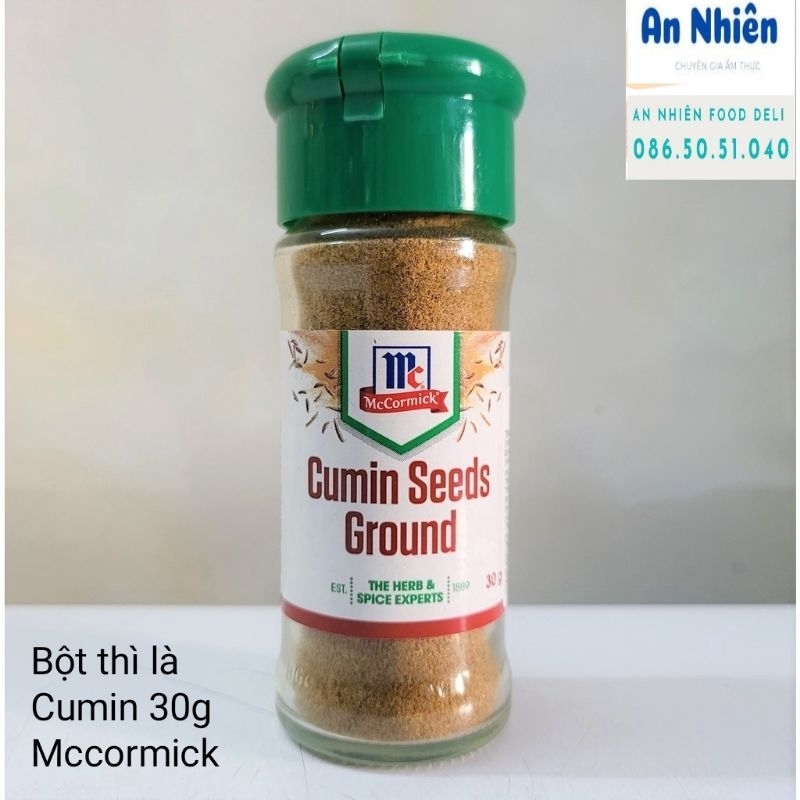 Bột Thì Là Hữu Cơ  Cumin Ground 30 gram hiệu Mccormick