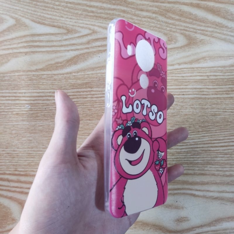 Ốp lưng nam Nokia 5.4 dẻo lưng in hình gấu dâu