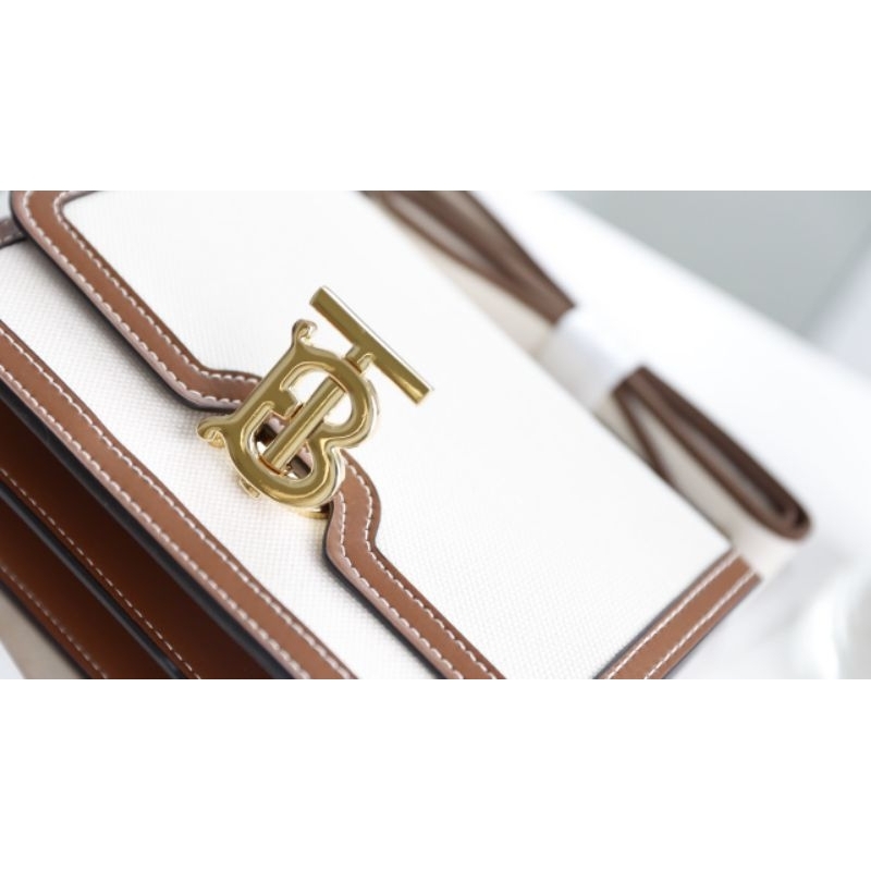 Túi đeo chéo nữ B.B.R sz19cm da bò 100% dáng hộp quai gắn logo hãng cực xịn