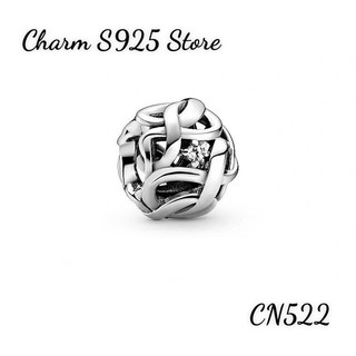 CHARM PAN ALE HOẠ TIẾT VÔ CỰC BẠC S925 THUẦN KHIẾT HÀNG CAO CẤP