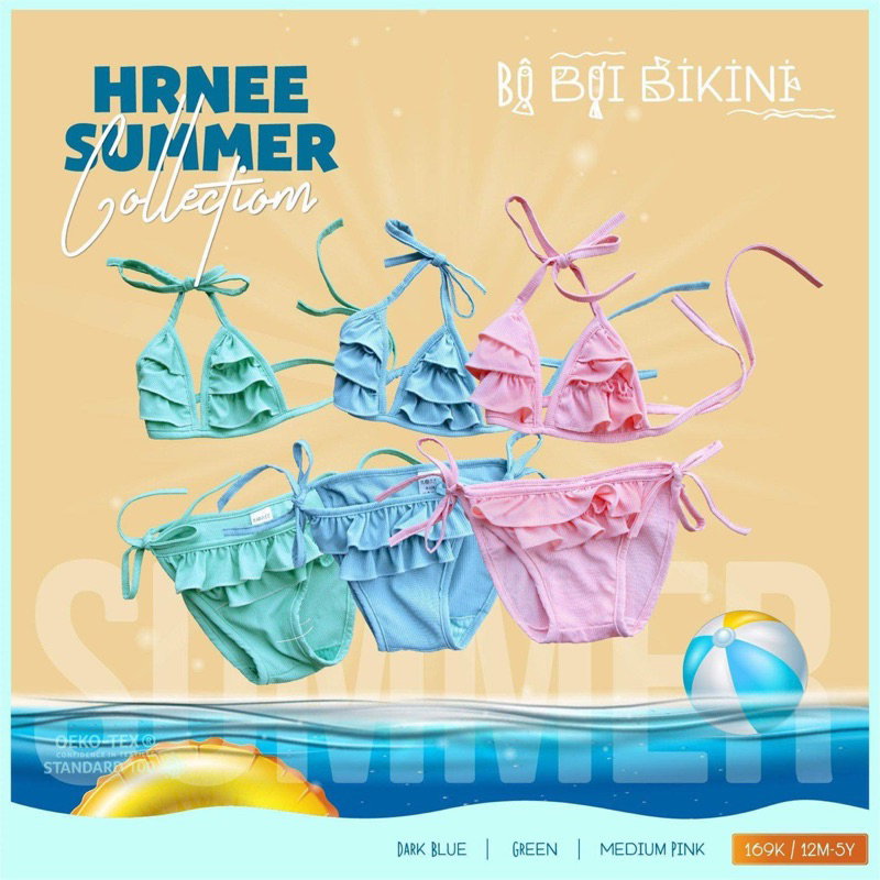 BỘ BƠI BIKINI HRNEE BÉ GÁI