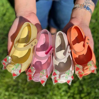 [Mini Melissa] Giày nhựa thơm Melissa xuất dư nơ xinh cho bé gái