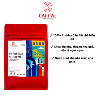 Cà phê pha máy espresso supreme 100% arabica