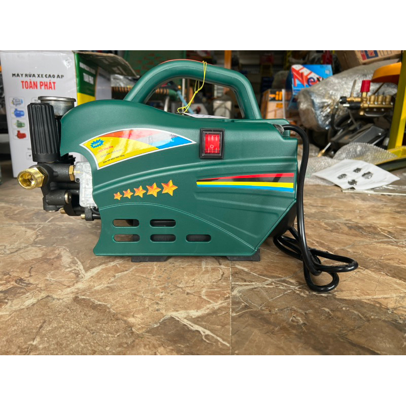 Máy Rửa Xe Cao Áp Toàn Phát 3000W Dây Đồng 100% Có Chế Độ Điều Chỉnh Áp Lực Nước Tiện Dụng