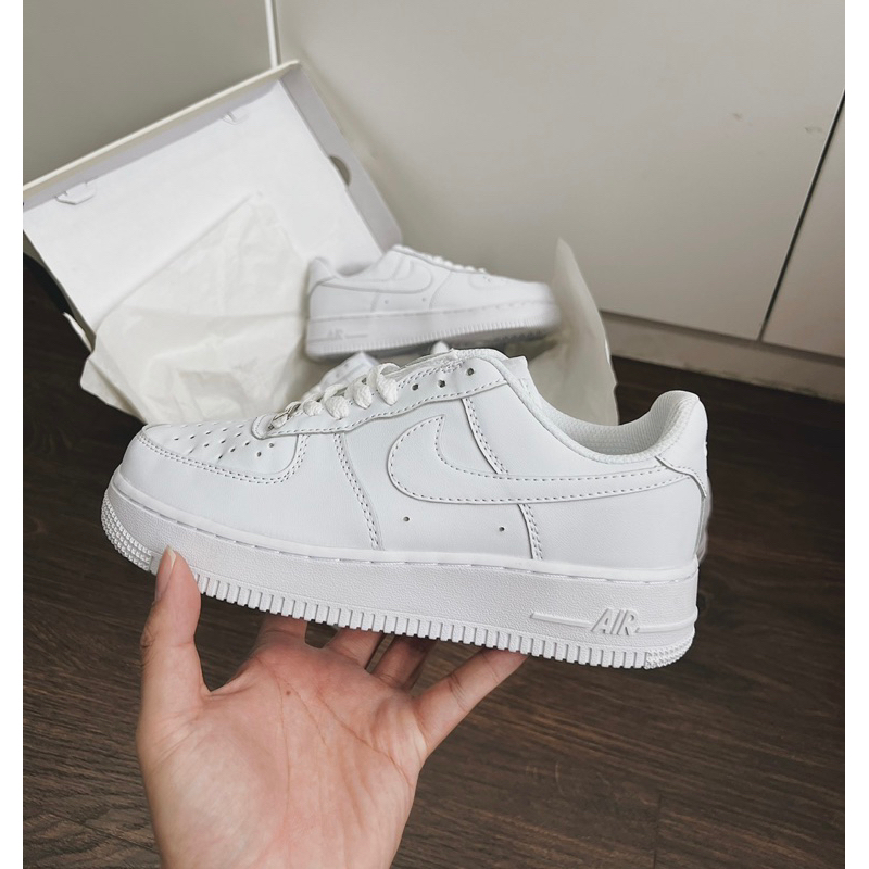 Giày Sneaker Nik AF1 Full Trắng
