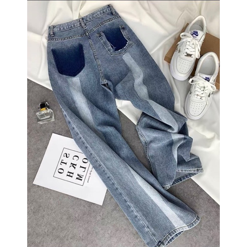 QUẦN DÀI LOA XUÔNG ĐẠP LAI TÚI KIỂU