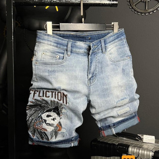 Quần short jean nam mẫu mới đẹp giá rẻ,quần bò ALi 203