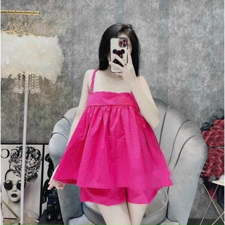 Đồ bộ đùi 2 dây bính mặc nhà DB0017