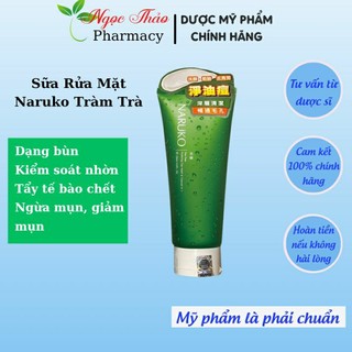 Sữa rửa mặt naruko tràm trà dạng bùn 120g