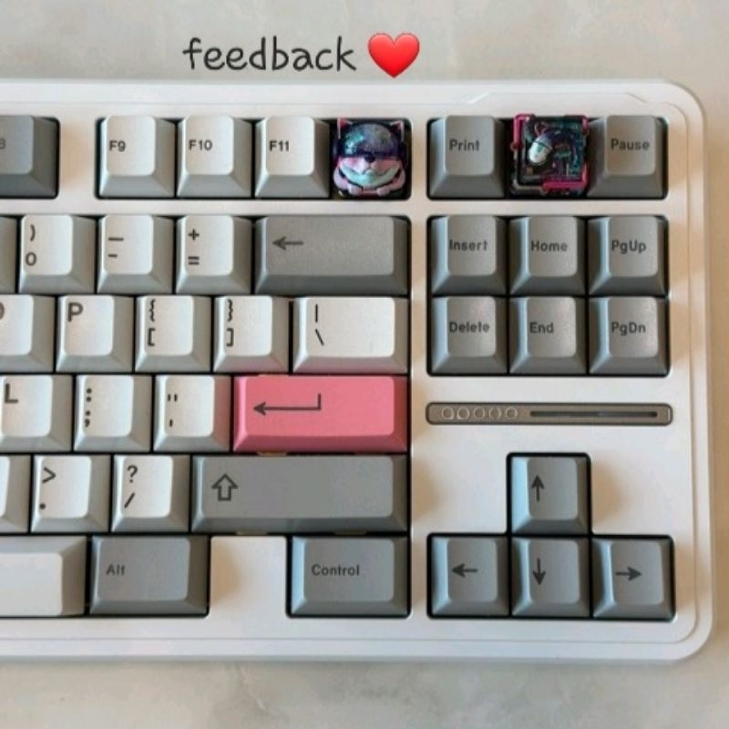 Artisan Keycap nút bàn phím cơ Sirius 006 xanh tím
