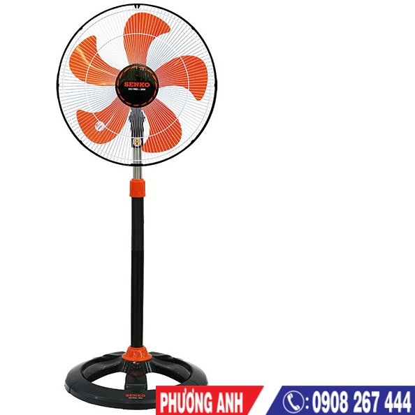 Quạt đứng công nghiệp 65W 5 cánh 43cm DCN1806 - Cam