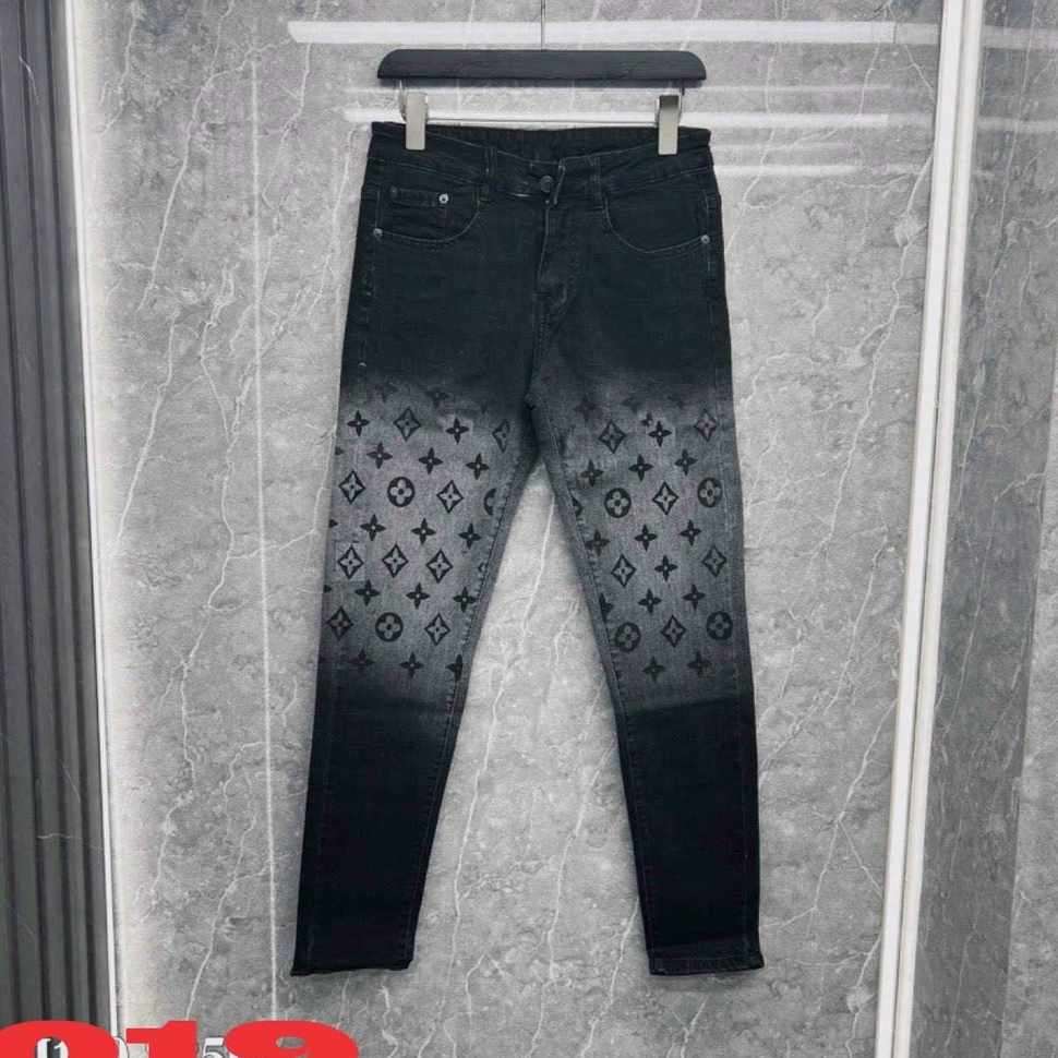 Quần jean nam co giãn phối loang màu LV cực trẻ trung mẫu mới_AX STORE