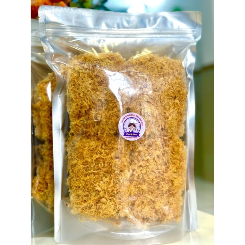 CƠM CHÁY CHÀ BÔNG SÀI GÒN- TÚI ZIP 500G - SỐT MẠCH NHA ĐỘC QUYỀN