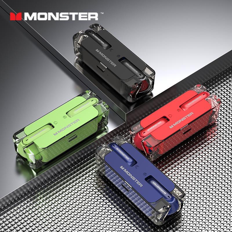 Tai Nghe Bluetooth MONSTER XKT08 TWS Bluetooth 5.3 Chống Thấm Nước Âm Cực Hay