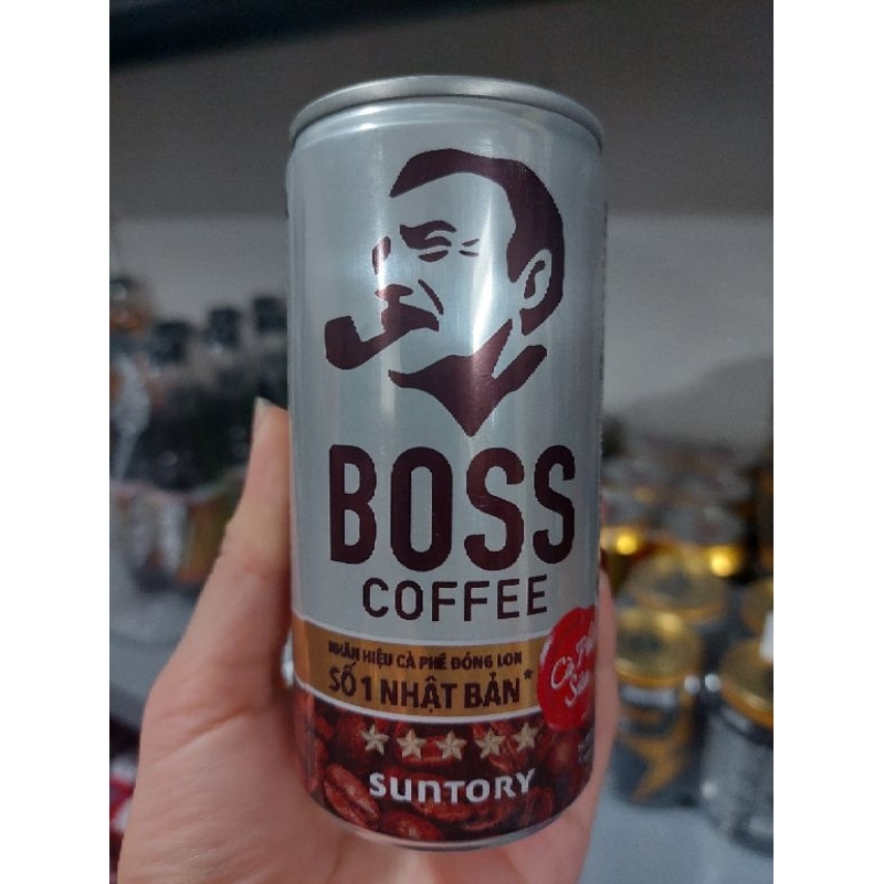 Cà phê sữa Boss Suntory pepsico 180ml thơm ngon đậm vị