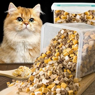 Thức ăn thịt đông khô thịt sấy khô cho chó mèo thú cưng hộp 650g
