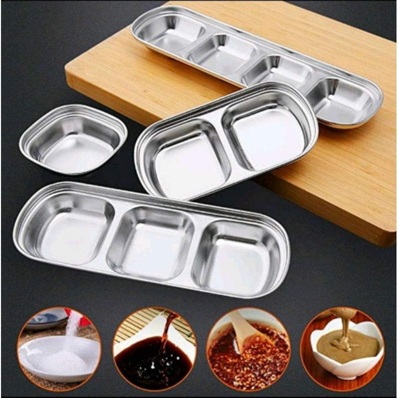 Dĩa chấm inox siêu dày