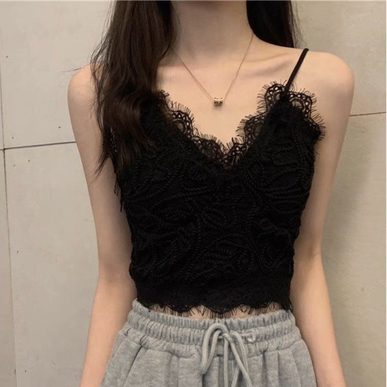 Áo bra viền ren họa tiết dây thừng kiểu dáng xinh xắn lạ mắt 601 FIORI STORE