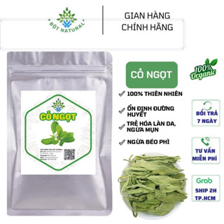 Cỏ ngọt sấy lạnh nguyên lá loại đặc biệt - không cành 500Gr | Bột Natural