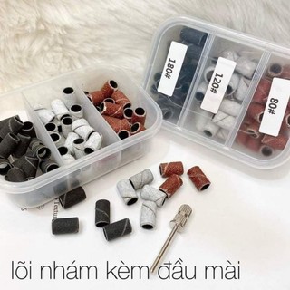 ❌Hộp đầu mài nhám -lõi nhám kèm đầu mài❌❌