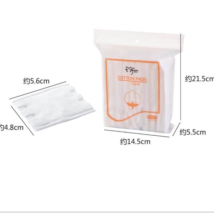 Bông tẩy trang 3 lớp Cotton Pads túi 222 miếng