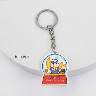 móc khoá bò sữa siêu xinh