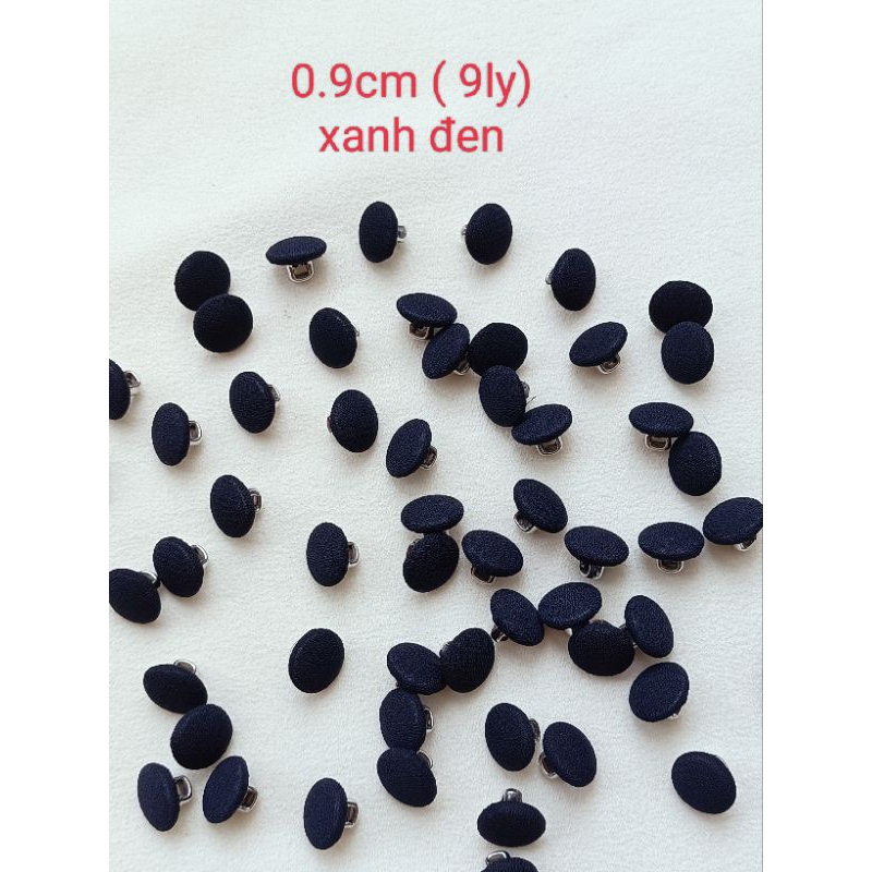 GÓI 50 NÚT BỌC VẢI SIZE 0.9cm