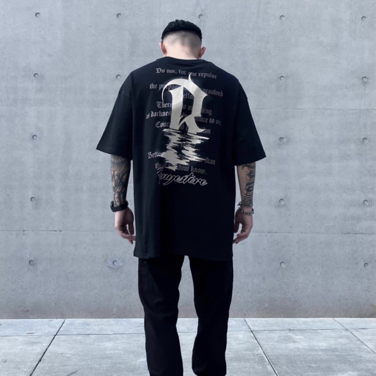 Áo thun kun shop Fanyes B label áo thun nam nữ oversize kunshop unisex