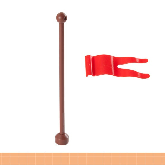 Chi tiết lắp ghép hàng rào, lá cờ , bông hoa - Vinakidstoys