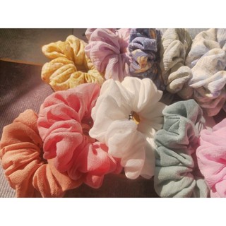 [100% Handmade] Scrunchies, cột tóc size mini đũi mềm mịn, xinh xắn