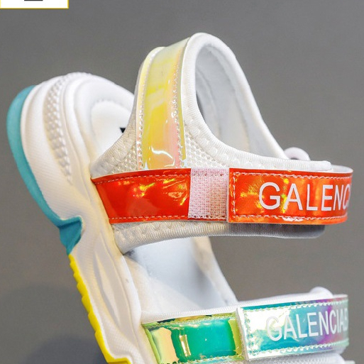 Dép Sandal Quai Hậu Cho Bé Gái nhiều màu lấp lánh Từ 2 Đến 10 Tuổi Siêu Nhẹ Phong Cách Thời Trang