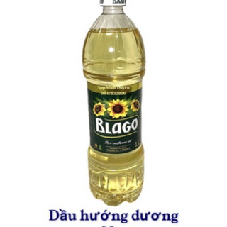 Dầu hướng dương Nga 1L nguyên chất 100% - Dầu hướng dương nhập khẩu Nga
