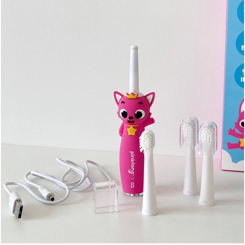 Bàn chải điện sóng âm Baby Shark - Pinkfong nội địa Hàn Quốc cho bé