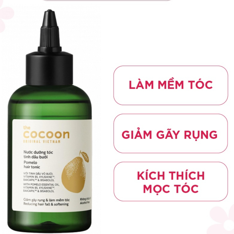 Nước dưỡng tóc tinh dầu bưởi Pomelo Cocoon 140ml