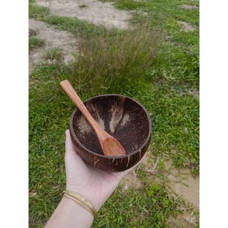Bộ bát gáo dừa+ muỗng gỗ dừa