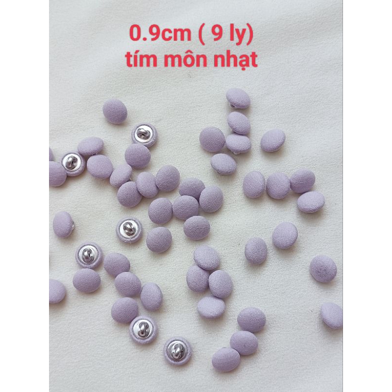 GÓI 50 NÚT BỌC VẢI SIZE 0.9cm
