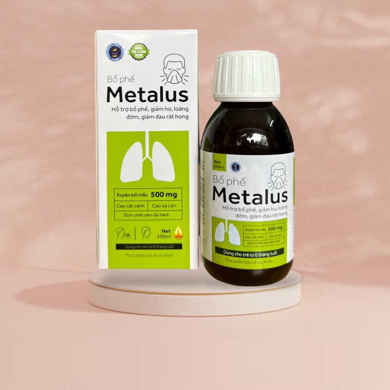 BỔ PHẾ METALUS ( dùng được cho trẻ sơ sinh, phụ nữ mang thai và cho con bú)