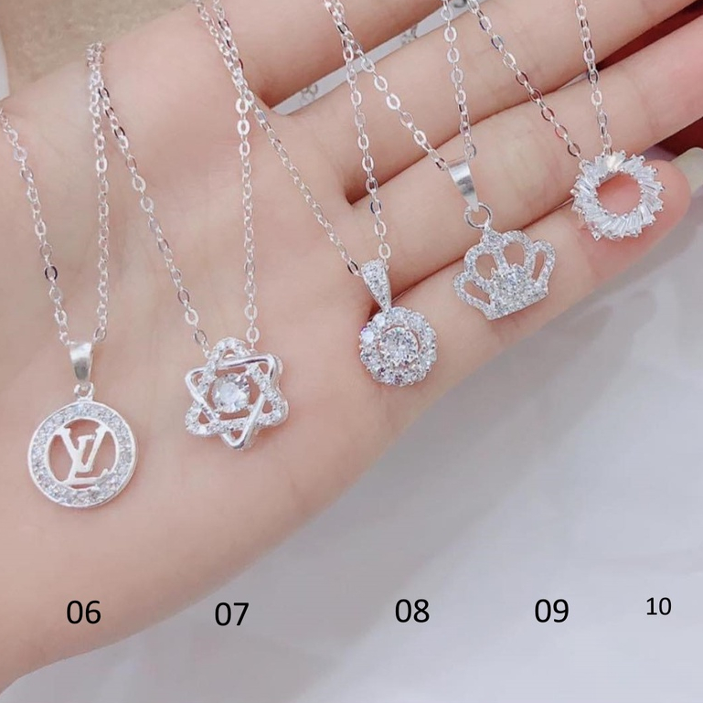 xả kho dây chuyền , giá rẻ , bạc 925 sáng đẹp , lấp lánh