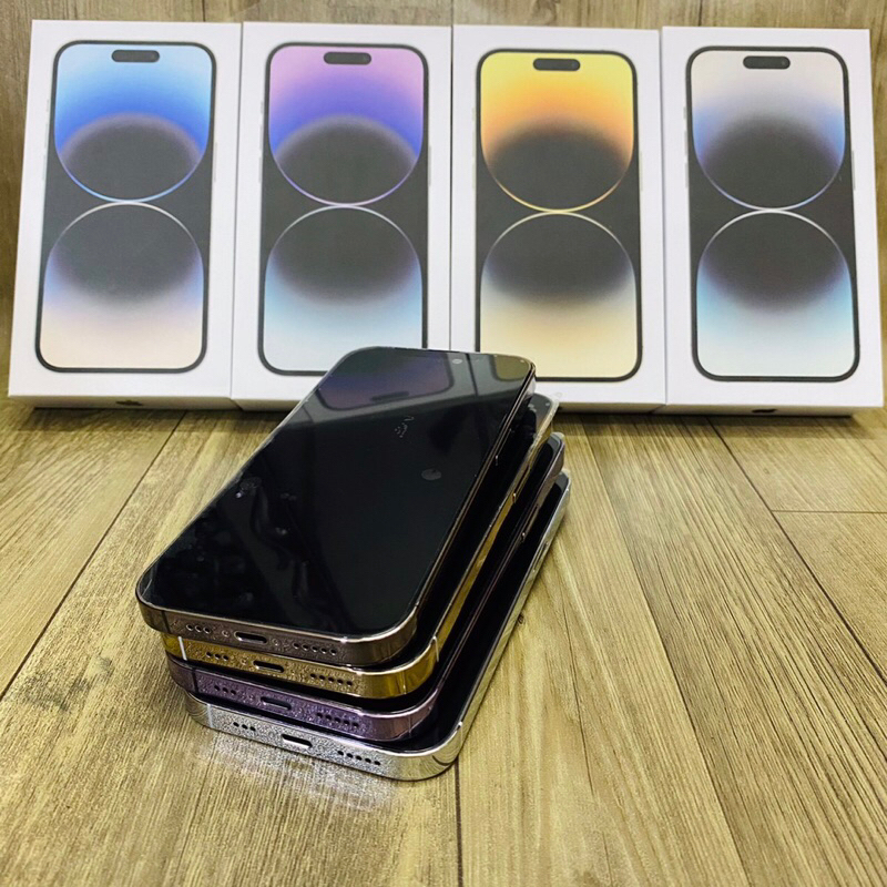 Mô Hình Trưng Bày 14Pro/14Promax Màu Trắng Đen Vàng Tím Siêu Đẹp / Mô Hình Điện Thoại Trưng Bày