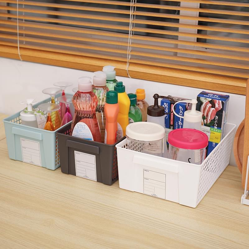 Combo 3 rổ đựng đồ đa năng giúp nhà cửa gọn gàng hàng Nhật nội địa