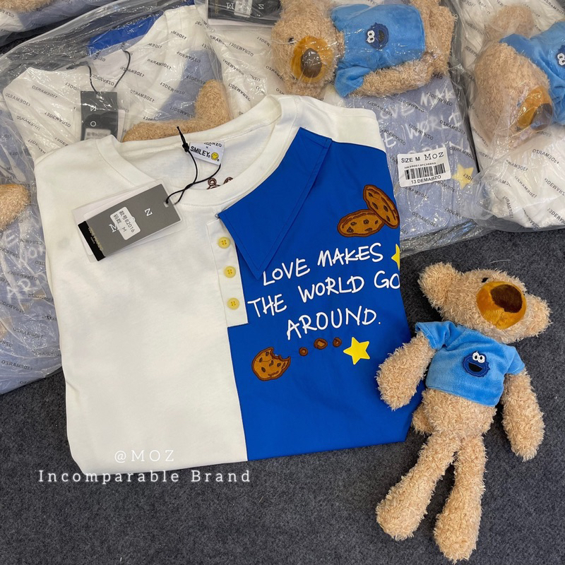 Áo Phông Gấu 13DE MARZO Phối Màu Hot Hit