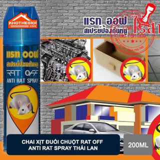 chai xịt đuổi chuột RAT OFF thái lan