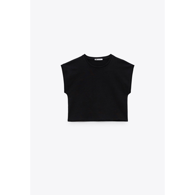 Áo Tanktop dáng Croptop, sát nách ZARA Auth