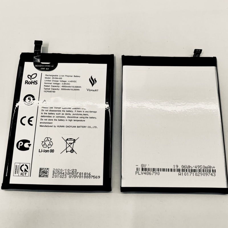 Pin Vsmart Joy 3 zin new hãng model V430