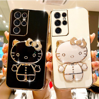 Ốp lưng Samsung S23 S23+ S23 Ultra S22 S22+ S22Ultra S21 FE S20 FE ốp điện thoại giá đỡ Kitty