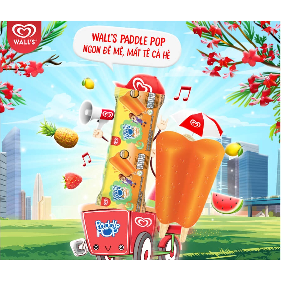 Kem que hương cam Paddle Pop 72g