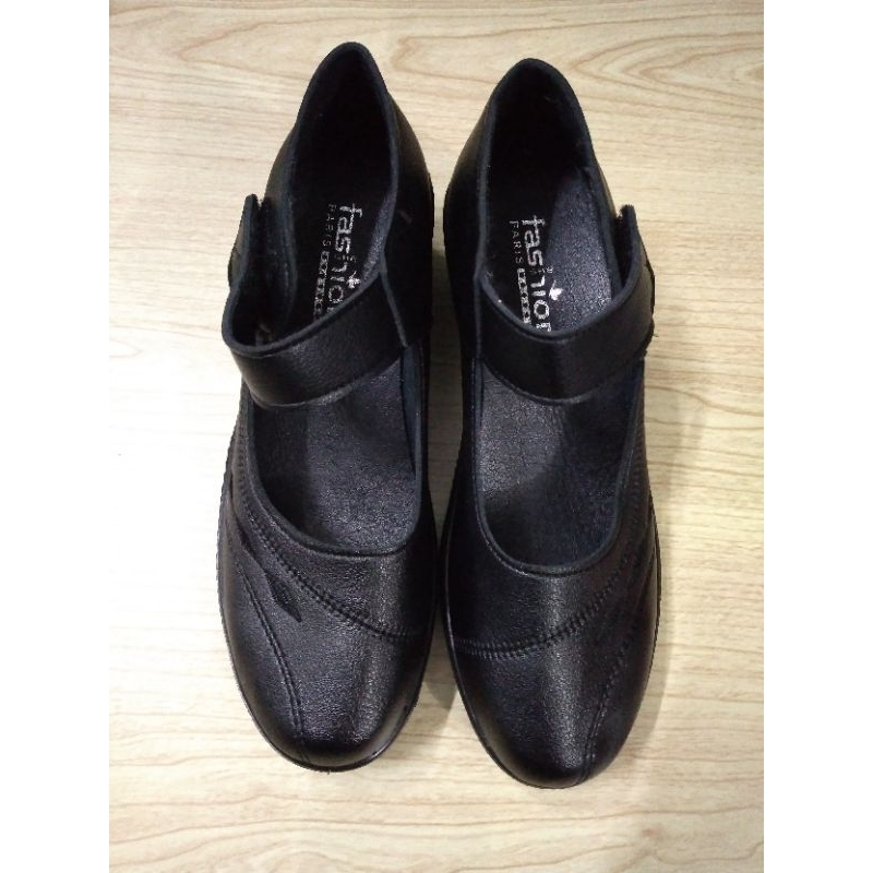 Giày da  nữ hàng Quảng Châu cao 3cm êm chân