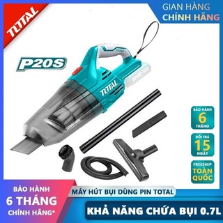 Máy hút bụi pin 20v total tvli2001 | máy hút bụi dùng pin điện thế pin: 20v khả năng chứa bụi: 0.7l